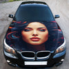 Cute Girl Hood Wrap – Custom Vinyl Decal for Cars, Trucks & SUVs