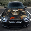 Death Skull Hood Wrap – Custom Vinyl Decal for Cars, Trucks & SUVs