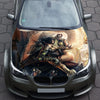Demon Angel Hood Wrap – Custom Vinyl Decal for Cars, Trucks & SUVs