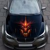 Demon Evil Hood Wrap – Custom Vinyl Decal for Cars, Trucks & SUVs