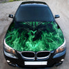 Demon Flames Hood Wrap – Custom Vinyl Decal for Cars, Trucks & SUVs
