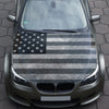 Distressed American Flag Hood Wrap – Custom Vinyl Decal for Cars, Trucks & SUVs