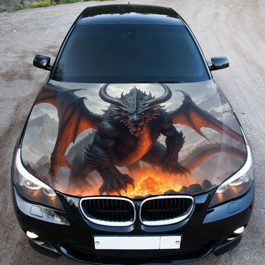 Dragon Hood Wrap – Custom Vinyl Decal for Cars, Trucks & SUVs