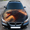 Dragon Fire Hood Wrap – Custom Vinyl Decal for Cars, Trucks & SUVs XX