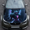 Dragon Skull Head Hood Wrap – Custom Vinyl Decal for Cars, Trucks & SUVs