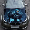 Dragon Skull Head Hood Wrap – Custom Vinyl Decal for Cars, Trucks & SUVs, X