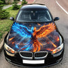 Dual Phoenix Wings Hood Wrap Graphic – Custom Vinyl Decal for Cars, Trucks & SUVs