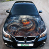 Eastern Fire Dragon Hood Wrap Graphic – Custom Vinyl Decal for Cars, Trucks & SUVs
