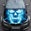 Electric Skull Hood Wrap – Custom Vinyl Decal for Cars, Trucks & SUVs