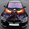 Fire Angel Flaming Hood Wrap – Custom Vinyl Decal for Cars, Trucks & SUVs