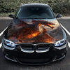Fire Dragon Hood Wrap – Custom Vinyl Decal for Cars, Trucks & SUVs X
