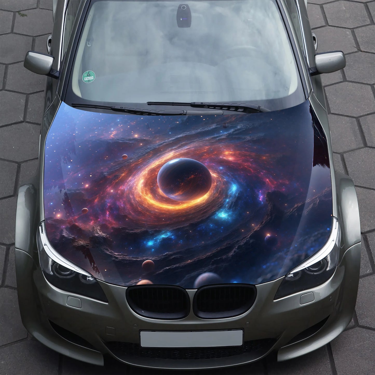 Galaxy Space Hood Wrap – Custom Vinyl Decal for Cars, Trucks & SUVs