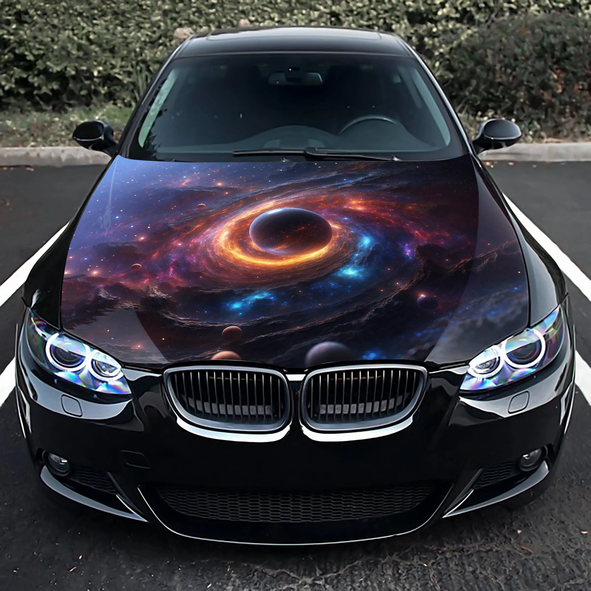 Galaxy Space Hood Wrap – Custom Vinyl Decal for Cars, Trucks & SUVs