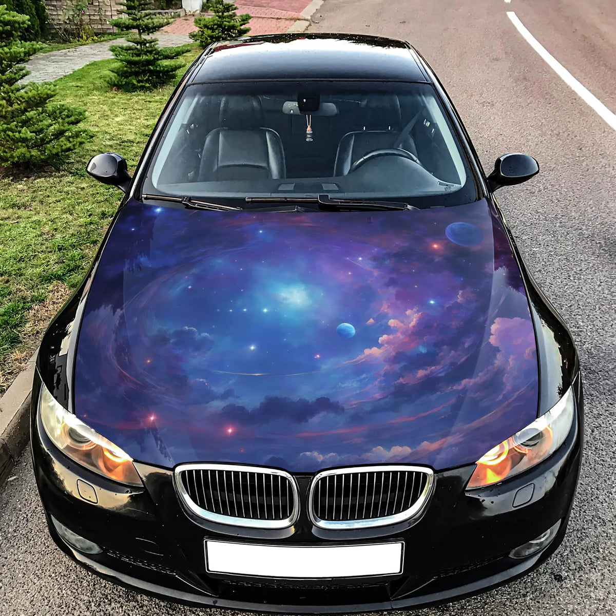 Galaxy Space Hood Wrap – Custom Vinyl Decal for Cars, Trucks & SUVs