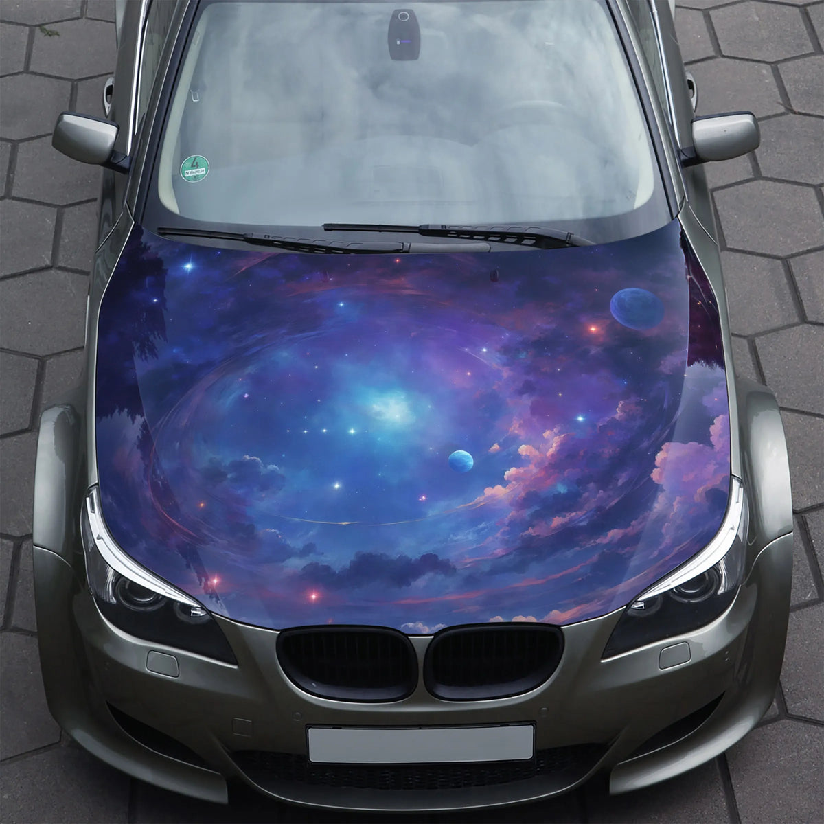 Galaxy Space Hood Wrap – Custom Vinyl Decal for Cars, Trucks & SUVs