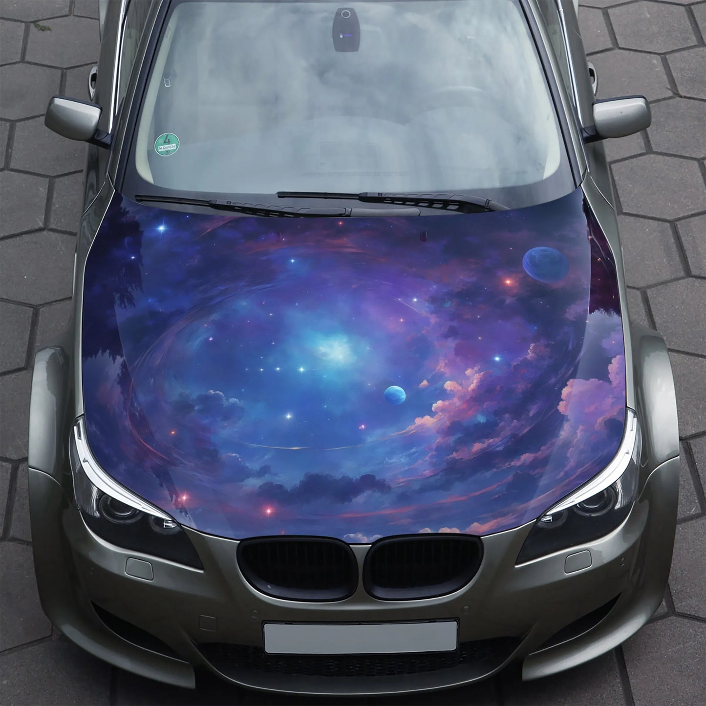 Galaxy Space Hood Wrap – Custom Vinyl Decal for Cars, Trucks & SUVs