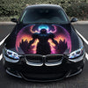 Ghostly Angel Hood Wrap – Custom Vinyl Decal for Cars, Trucks & SUVs