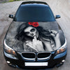 Girl Sugar Skull Hood Wrap – Custom Vinyl Decal for Cars, Trucks & SUVs