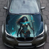 Goddess War Girl Hood Wrap – Custom Vinyl Decal for Cars, Trucks & SUVs