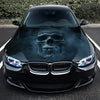 Gothic Skull Smoke Hood Wrap – Custom Vinyl Decal for Cars, Trucks & SUVs