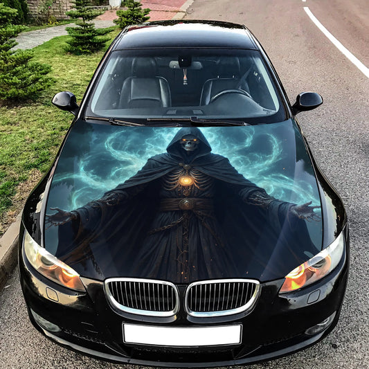 Grim Reaper Hood Wrap – Custom Vinyl Decal for Cars, Trucks & SUVs
