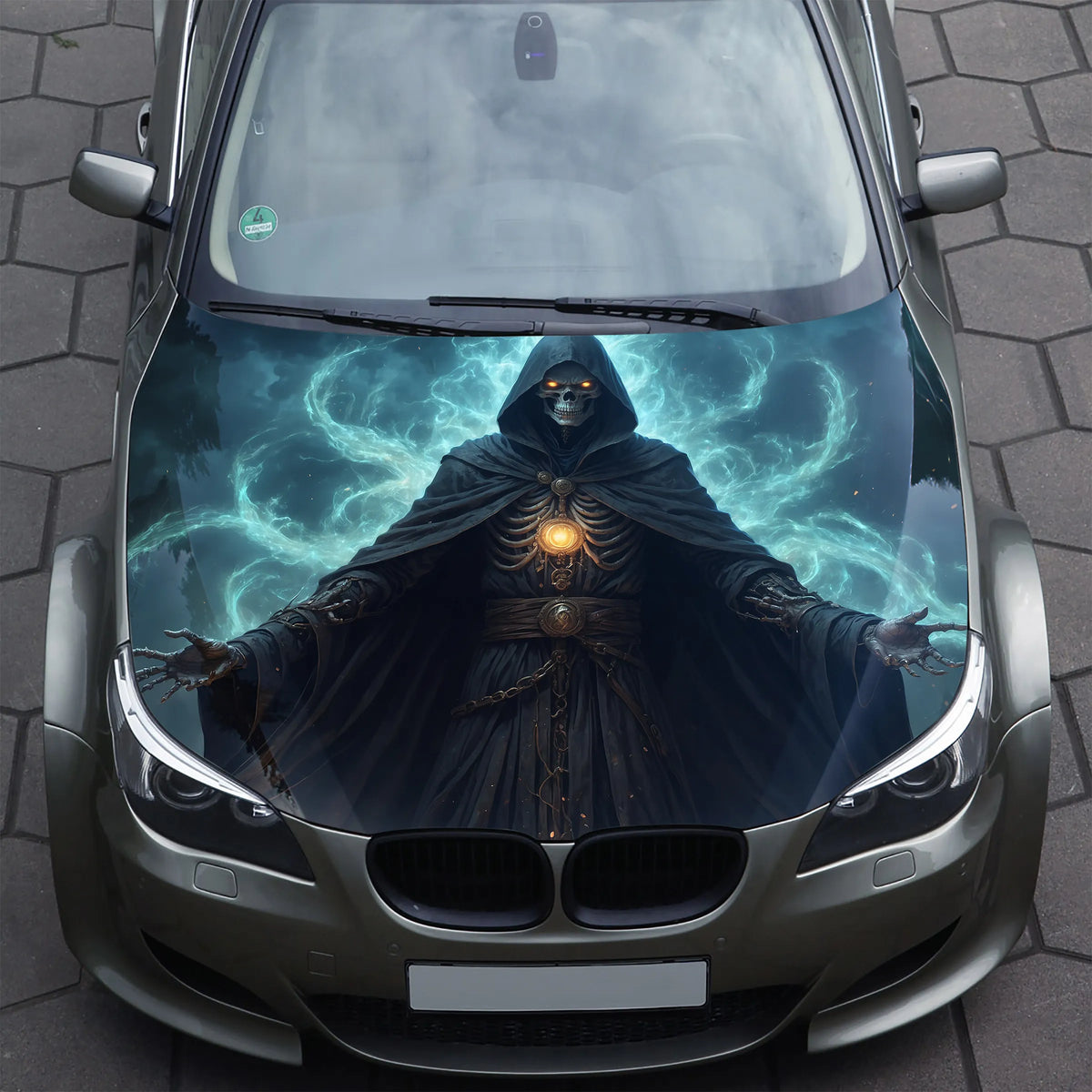 Grim Reaper Hood Wrap – Custom Vinyl Decal for Cars, Trucks & SUVs