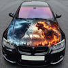 Grim Reaper Fire Hood Wrap Graphic – Custom Vinyl Decal for Cars, Trucks & SUVs