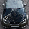 Grim Reaper Skull Hood Wrap – Custom Vinyl Decal for Cars, Trucks & SUVs