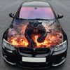 Hell Panther Attack Hood Wrap Graphic – Custom Vinyl Decal for Cars, Trucks & SUVs