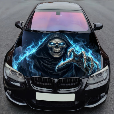 Icy Skull Reaper Hood Wrap