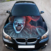 IT Clown Pennywise Hood Wrap Graphic – Custom Vinyl Decal for Cars, Trucks & SUVs