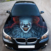 IT Clown Pennywise Hood Wrap Graphic – Custom Vinyl Decal for Cars, Trucks & SUVs