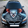 IT Clown Pennywise Hood Wrap Graphic – Custom Vinyl Decal for Cars, Trucks & SUVs
