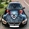 IT Clown Pennywise Hood Wrap Graphic – Custom Vinyl Decal for Cars, Trucks & SUVs