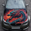 Japanese Dragon Hood Wrap – Custom Vinyl Decal for Cars, Trucks & SUVs, SS