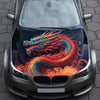 Japanese Dragon Hood Wrap – Custom Vinyl Decal for Cars, Trucks & SUVs, XX