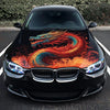 Japanese Dragon Hood Wrap – Custom Vinyl Decal for Cars, Trucks & SUVs, XX