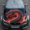Japanese Dragon Hood Wrap – Custom Vinyl Decal for Cars, Trucks & SUVs, XXL