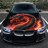 Japanese Dragon Hood Wrap – Custom Vinyl Decal for Cars, Trucks & SUVs, XXL