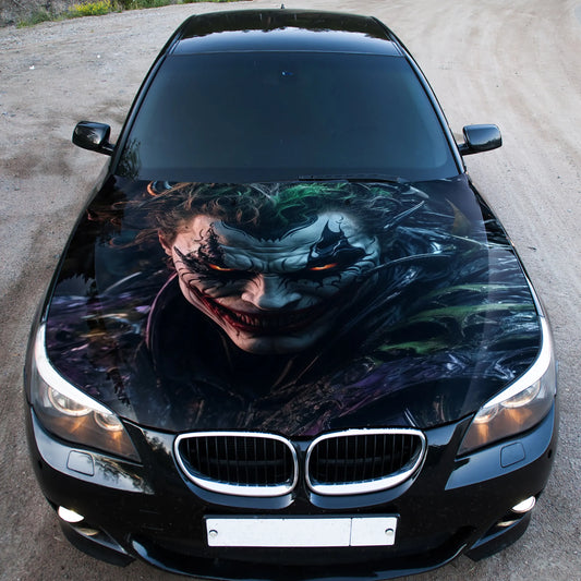 Joker Hood Wrap – Custom Vinyl Decal for Cars, Trucks & SUVs