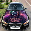 Joker Chaos Smile Hood Wrap Graphic – Custom Vinyl Decal for Cars, Trucks & SUVs