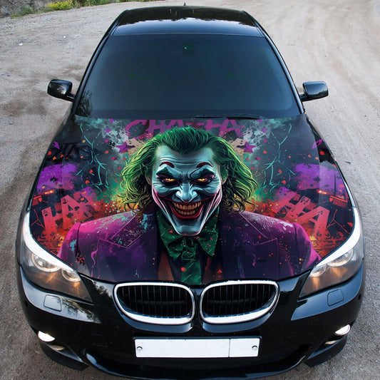 Joker Smile Hood Wrap Graphic – Custom Vinyl Decal for Cars, Trucks & SUVs