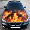 Lava Demon Hood Hood Wrap Graphic – Custom Vinyl Decal for Cars, Trucks & SUVs