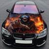 Lava Hand Reaper Hood Wrap Graphic – Custom Vinyl Decal for Cars, Trucks & SUVs