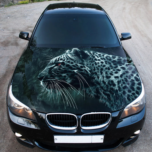 Leopard Hood Wrap – Custom Vinyl Decal for Cars, Trucks & SUVs