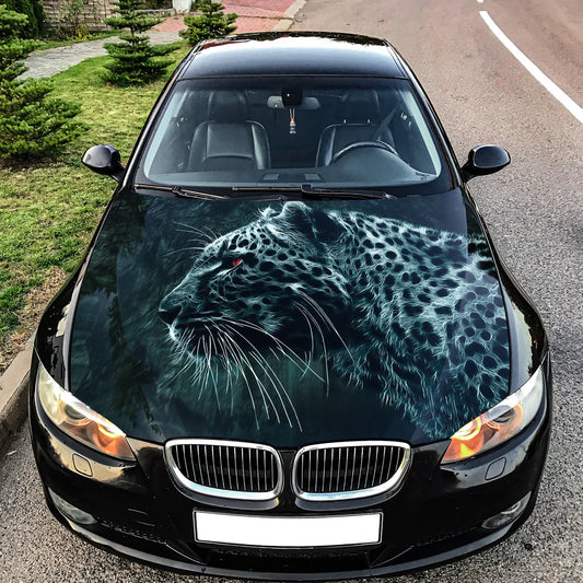 Leopard Hood Wrap – Custom Vinyl Decal for Cars, Trucks & SUVs