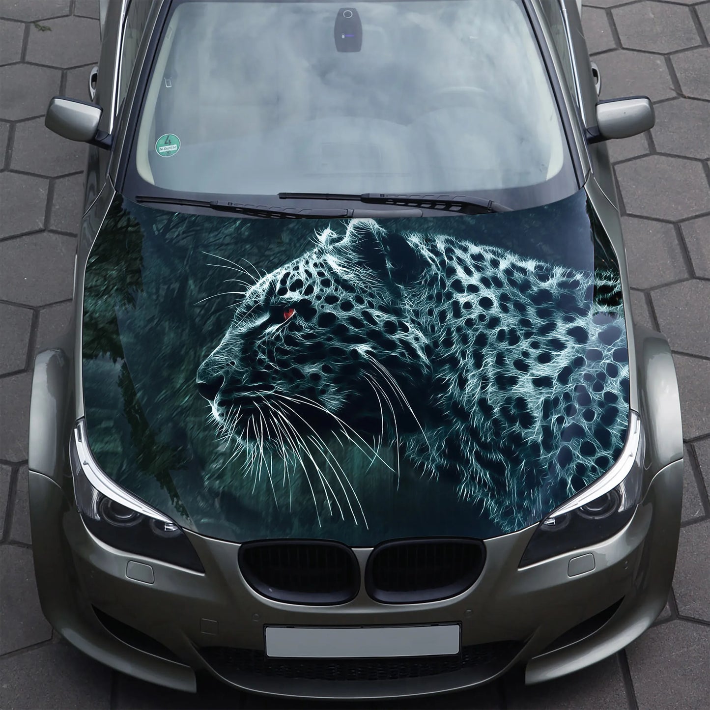 Leopard Hood Wrap – Custom Vinyl Decal for Cars, Trucks & SUVs