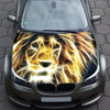 Lion Abstract Hood Wrap – Custom Vinyl Decal for Cars, Trucks & SUVs