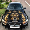 Lion King Crowned Hood Wrap Graphic – Custom Vinyl Decal for Cars, Trucks & SUVs