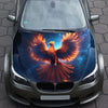 Majestic Phoenix Hood Wrap – Custom Vinyl Decal for Cars, Trucks & SUVs
